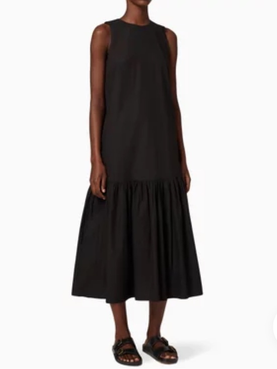Frankie Shop Dresses & Skirts - Frankie Shop Loulou Flouncy Hem Midi Dress in Black SZ XS EUC